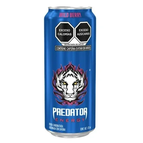 Bebida Energética Predator WildBerry 473ml