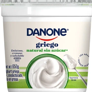 Danone Griego Natural Sin Azucar 650g