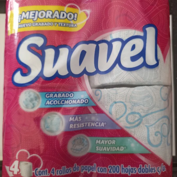 Papel Suavel 200hojas 4PZ