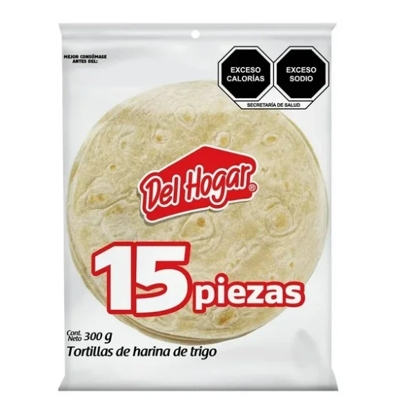 Tortilla De Harina Del Hogar 15Pz 300g