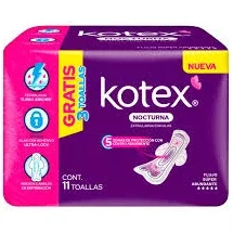 Kotex Grandes 11 Tuallas