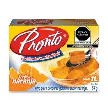 Gelatina Sabor Naranja 84g