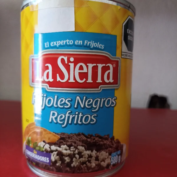 Frijol Negros Refritos La Sierra 638g