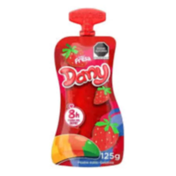 Gelatina Dany  Fresa Pouch 125g