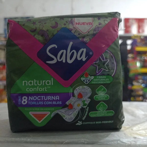 saba nocturnas 8 tuallas con ala