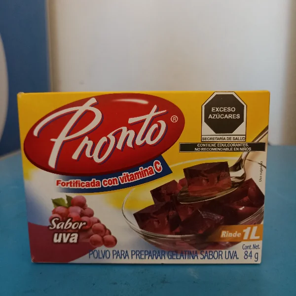 Gelatina Pronto Uva 84g