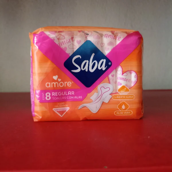Toallas Femeninas Saba Regular 8pzas.