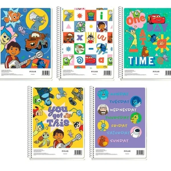 Cuaderno Profesional Pixar Cuadro Grande 90 Hojas Varios Colores 1 Pza
