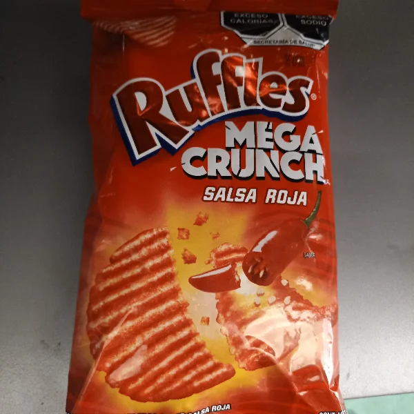 Ruffles Mega Crunh Salsa Roja 50g